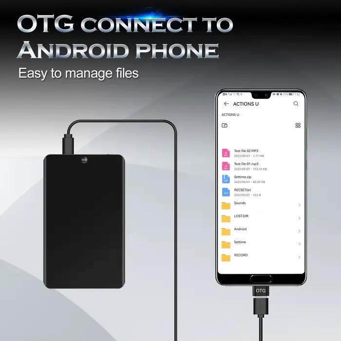 V66 professionnel Rechargeable Portable numérique Audio enregistreur vocal opération à un bouton mém