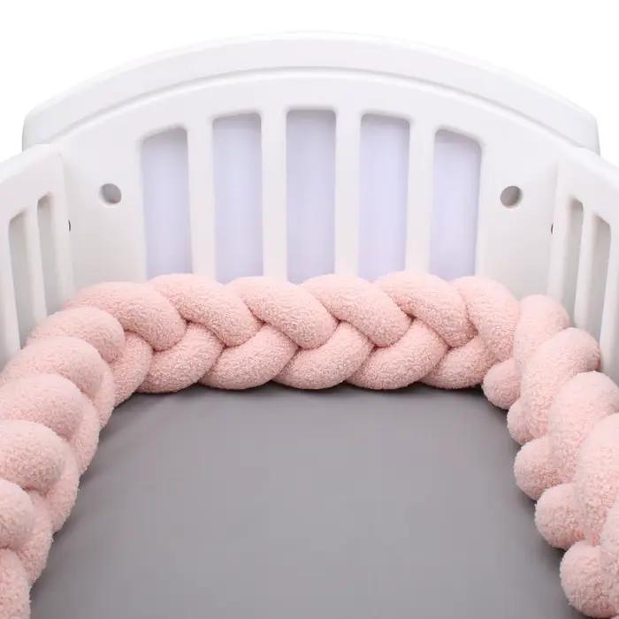 1-4M bébé lit pare-chocs infantile berceau oreiller coussin tresse berceau pare-chocs protecteur cha