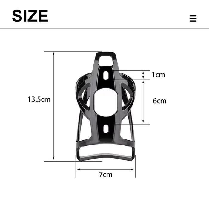 Toptrek porte-bidon de vélo vtt route vélo porte-bouteille d'eau coloré léger support de bouteille d