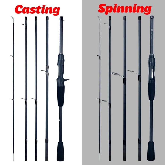 Phishger Spinning Bait Casting Travel Carbon Mini produit pour canne à pêche poids de moulage 5 - 30