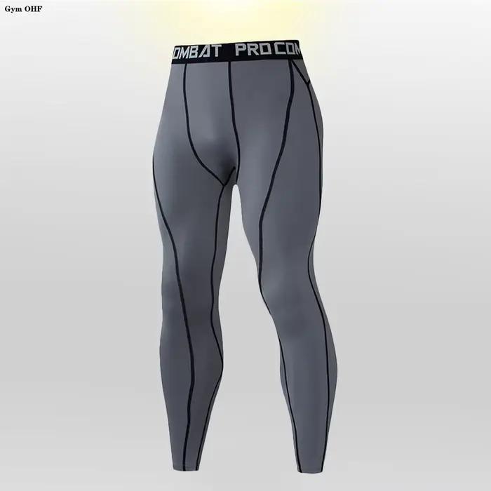 Collants de course hommes Shorts sport Leggings pantalons de Compression Jogging Fitness gymnase pan