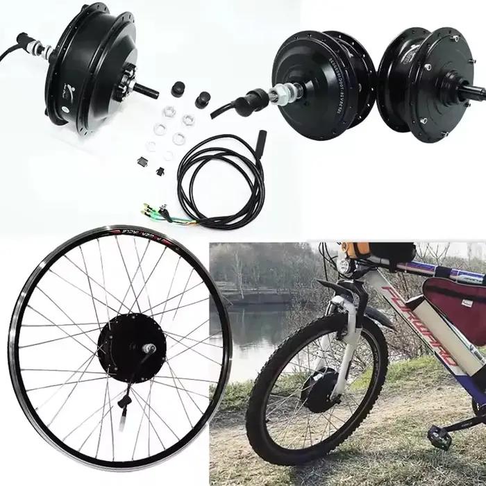 Moteur de moyeu de vélo électrique puissant pour 36V et 48V batteries avec roues de 20 à 29 pouces et 700C pour randonnées sportives et loisirs