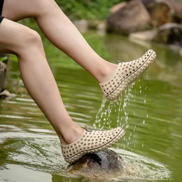 Offre spéciale été hommes et femmes en plein air plage sandales trou chaussures Couple Sports nautiq