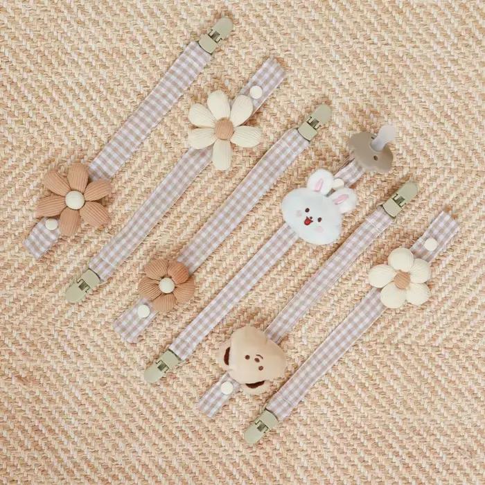 1 pièces mignon ours bébé attache-sucette chaîne porte-factice sucette Clips sangle porte-mamelon in