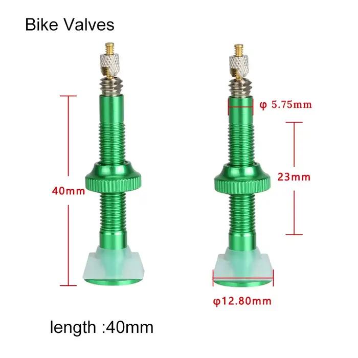 BOLANY 1 pièces Valve de vélo 40mm/60mm buse de vide de vélo de route pour vélo noyau de pneu Tubele