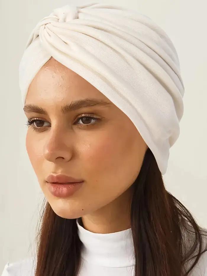 Casquettes Hijab musulmanes pour Ramadan, foulard à la mode pour femmes, couleur unie, soins capilla