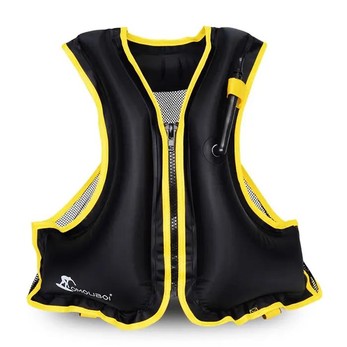 Gilet de sauvetage gonflable pour adultes, gilet de sauvetage pour natation, bateau, plongée en apné