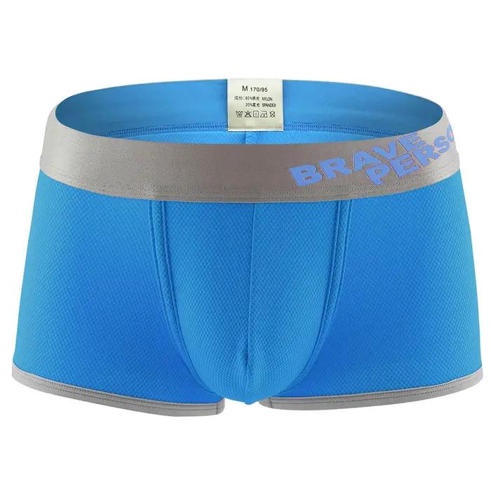 Sous-vêtements tendance pour hommes, culottes taille basse, boxers doux et respirants