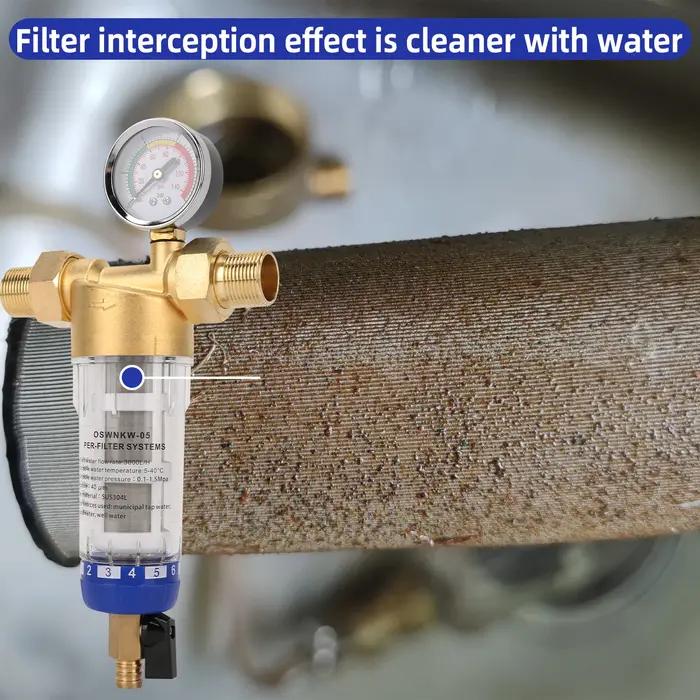 Purificateur de pré-filtre OSWNKW-05, pour toute la maison, filtre à sédiments, système de pré-filtr