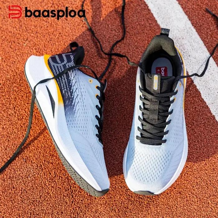 Chaussures de course hommes plaque carbone - Baskets sport amorti antidérapant respirant extérieur professionnel