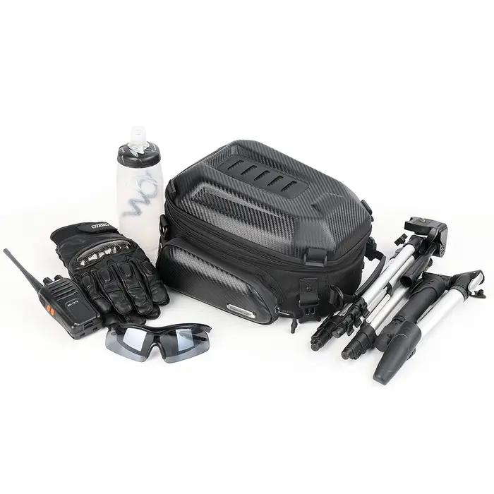 Rhinowalk sac de siège arrière de moto 12L-18L moteur extensible sac à dos à coque rigide en plein a