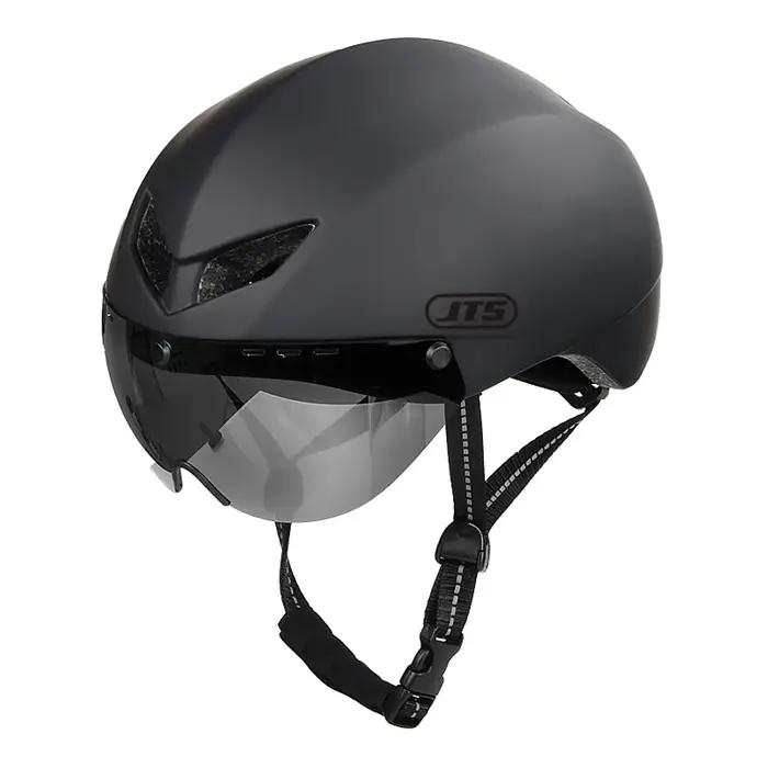 JTS casque de vélo avec lunettes, casque de cyclisme Tricycle, vélo de route, vélo de course homme e
