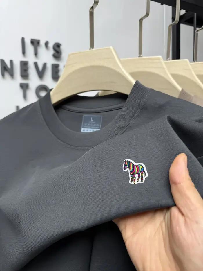 Polo de golf décontracté pour homme, nouvelle collection de la marque de luxe Paul, couleur poney, b