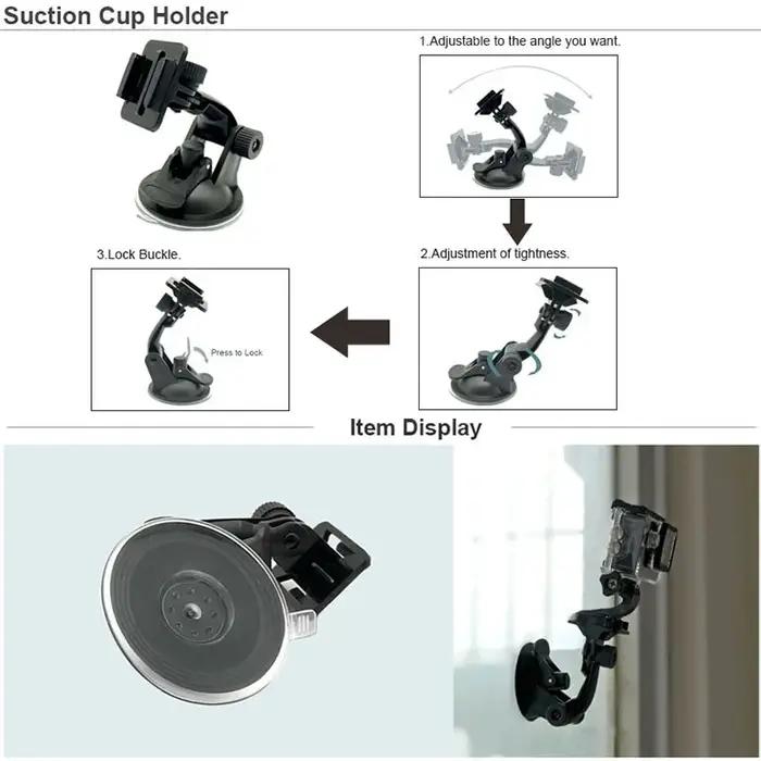 KFFTWWX-Kit d'accessoires étanches pour GoPro fore13, 12, 11, 10, 9, boîtier, trépied, support monop