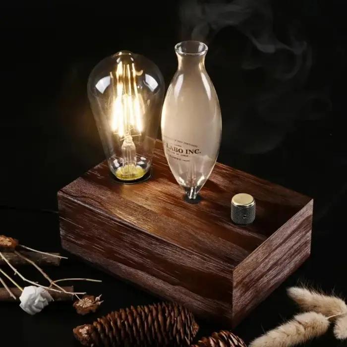 Nouveau Smart Home Room Vintage bois parfum aromathérapie ultrasons Air parfum brume arôme défuseur