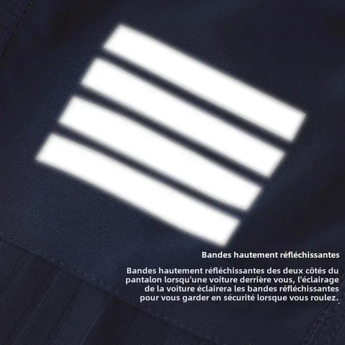 KEMALOCE hommes cyclisme 3/4 pantalons Shorts blanc bleu/noir/gris 5D Gel Pad vtt vélo bavoir pantalon de haute qualité
