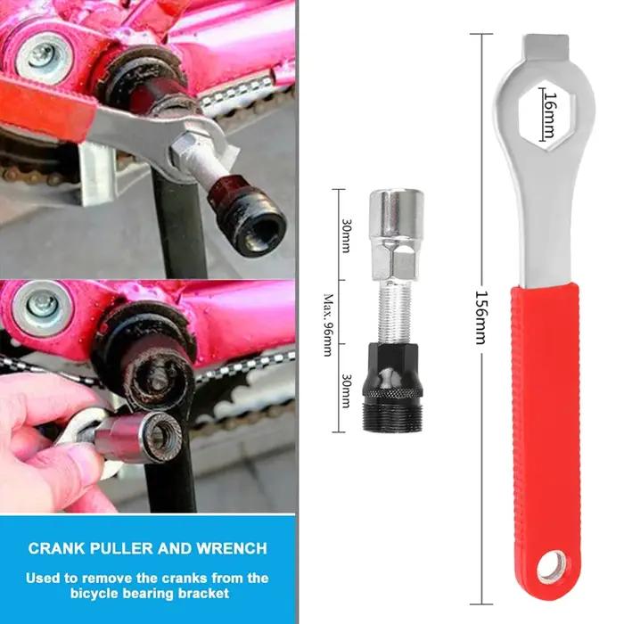 Kits d'outils de réparation de vélo, disjoncteur de chaîne, dissolvant de volant d'inertie, extracte