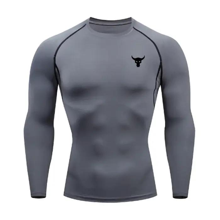 T-shirt sport à séchage rapide homme femme - Manches longues running confortable respirant moulant