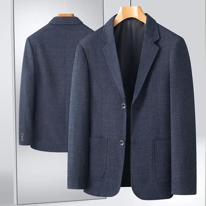 Blazer décontracté pour homme, coupe ample, 13 couleurs, veste de costume à carreaux toutes saisons
