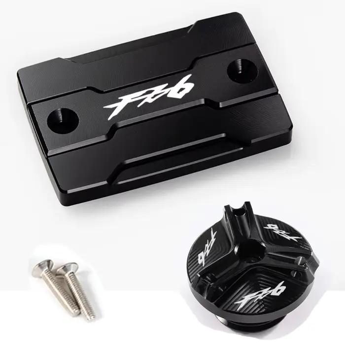 Bouchon de réservoir de liquide de frein avant et bouchon de remplissage de moteur, accessoires de P