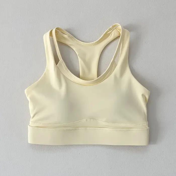 Soutiens-gorge de sport de yoga, hauts de fitness de yoga pour femmes, vêtements de sport de yoga