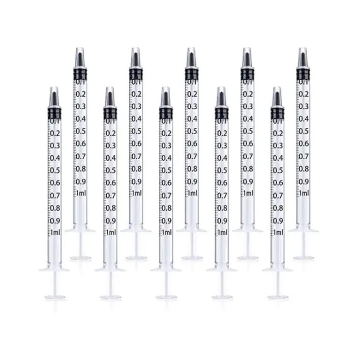 Seringue réutilisable en plastique pour mesurer les nutriments, outil de cuisine hydroponique, 1ml-1