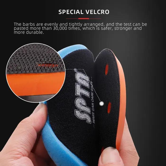 SPTA – plaque de support de support, 5 pouces/6 pouces, crochet et boucle pour ponceuse à Air, polis