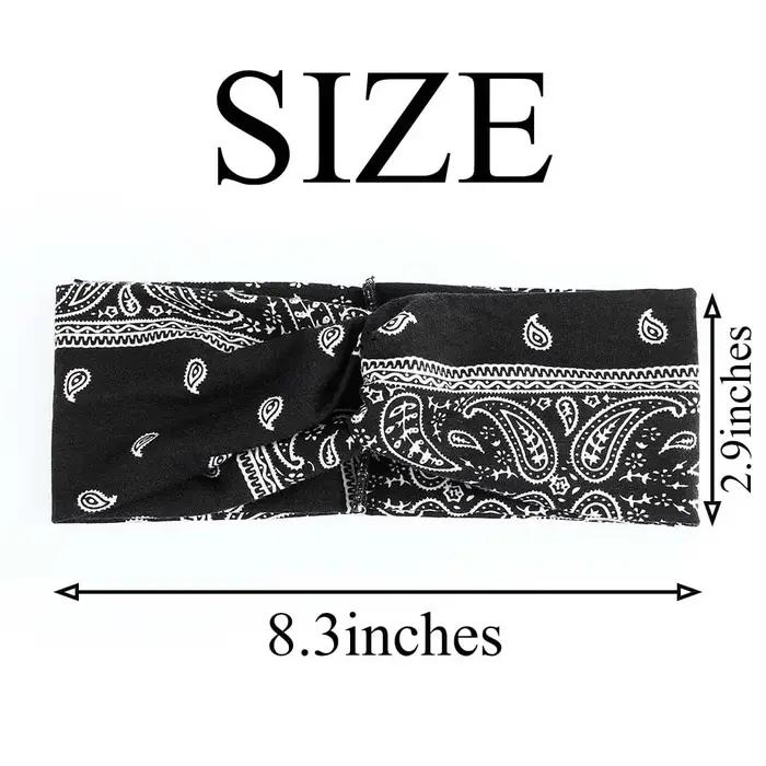 1pc bandeau pour femmes extensible large bandeau noué bandeau pour Yoga course sport bandeau femmes