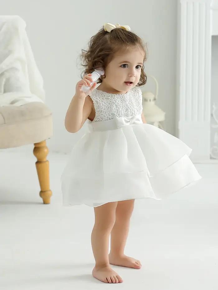 Vêtements pour bébé fille de 1 an, robe cadeau de baptême pour nouveau-né, robes de baptême pour fil
