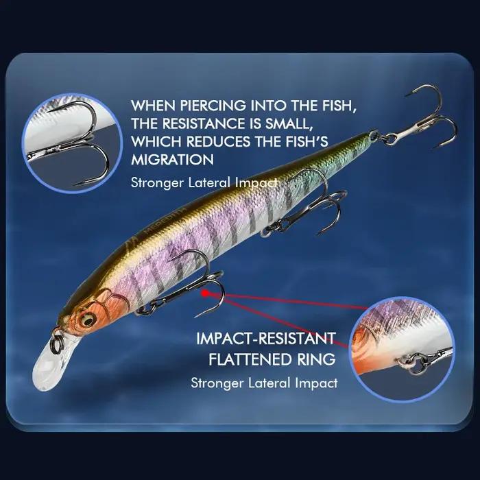 MEREDITH ITO SHINER-115SP système de poids en tungstène leurres de pêche supérieurs vairon Wobbler q