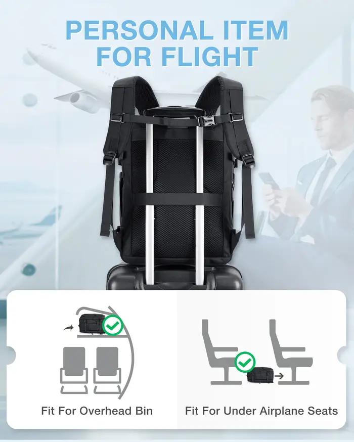 BAGSMART valise sac à dos de voyage pour Easyjet cabine sac 45x36x20 sacs à dos pour hommes remplaça