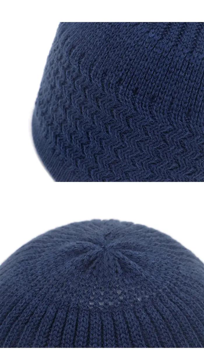 Chapeaux musulmans tricotés pour hommes arabes, chapeau de prière, Turban musulman, Bonnet Hijab, ar