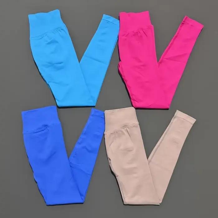 Histello Leggings de sport femmes pantalons sans couture collants de Yoga Scrunch Bum Joggers Fitnes