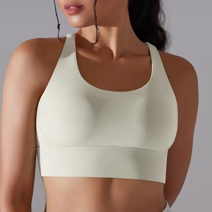 Soutien-gorge de sport pour femmes, Sexy, Yoga, soutien élevé, Impact, sous-vêtements de sport, cour