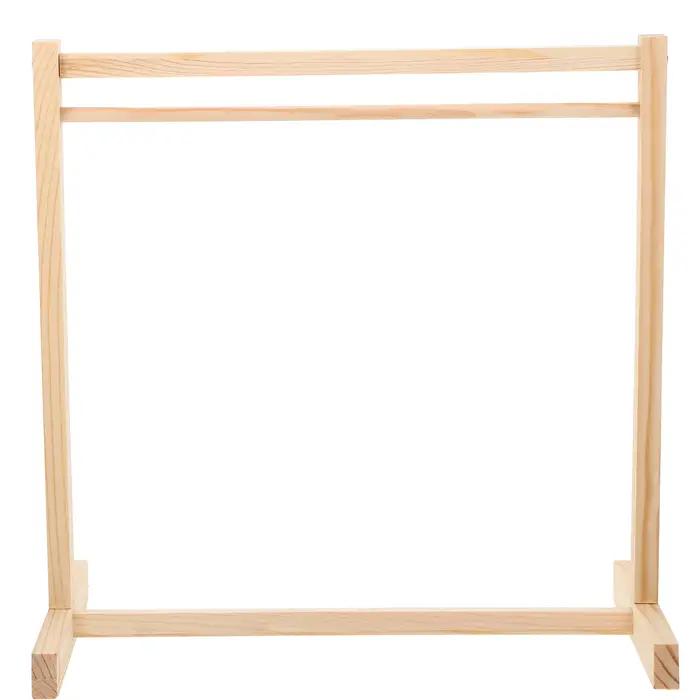 Etagère de rangement en bois pour jouets et vêtements de bébés et jeunes enfants porte-vêtements T1 chambre de bébé organisation efficace et attrayante