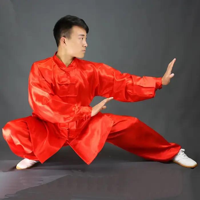 Costume Tai Chi traditionnel chinois - Vêtements Wushu arts martiaux - Uniforme Kung Fu adulte enfant