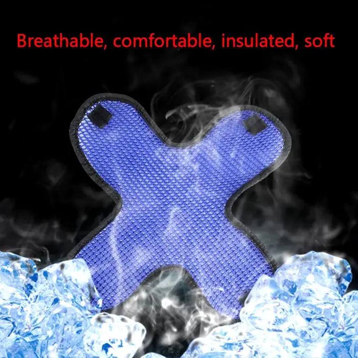DSYCAR 1 pièces casque de moto coussin en maille nid d'abeille doublure isolante coussin de sécurité