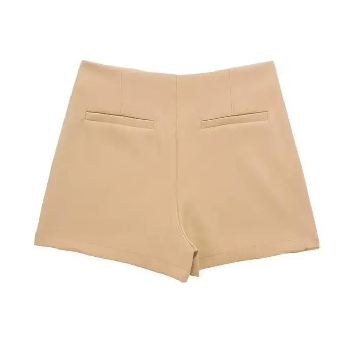 HXAO Shorts femmes 2024 noir blanc Mini shorts femmes Shorts taille haute Micro jupe décontractée Sh