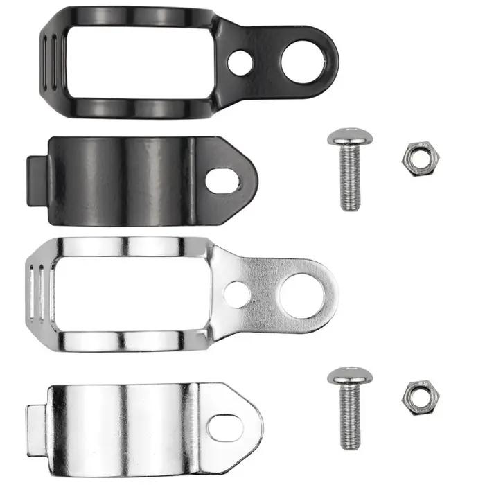 Support universel pour clignotants de moto, 2 pièces, supports de fixation en métal pour fourche ava