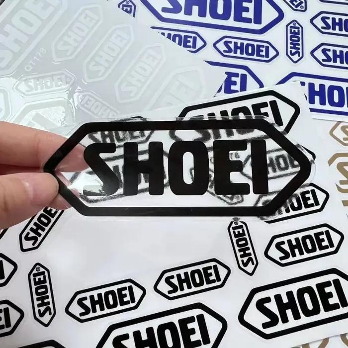 Autocollant de casque de moto pour SHOEI, Film décoratif étanche, Logo universel