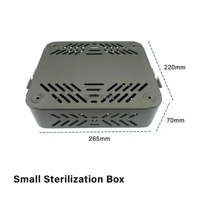 Boîte de stérilisation utilisée pour une petite perceuse électrique, scie, Instruments chirurgicaux