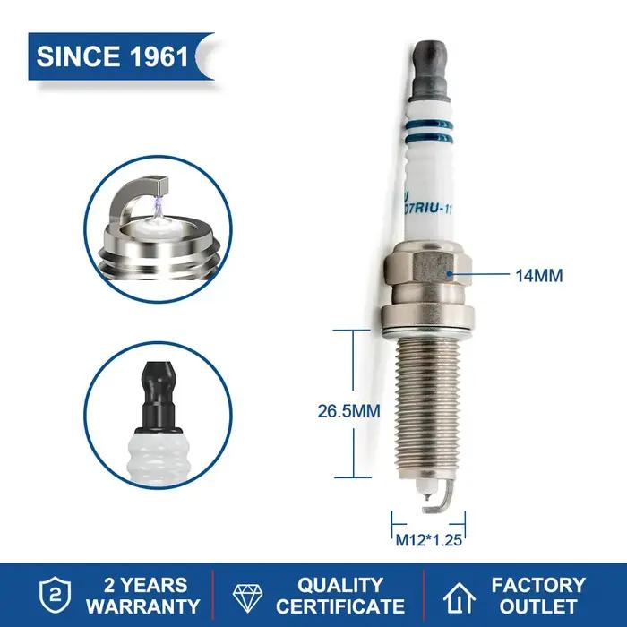 BubComponents ci-après la torche LD7RIU-11 la Chine Iridium original de bougie d'allumage pour des h