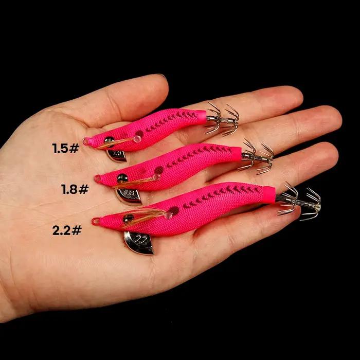 LETOYO 2.2# 1.8# 1.5# MINI leurre de calmar coulant Leurre de pêche au calmar lumineux Appât artific