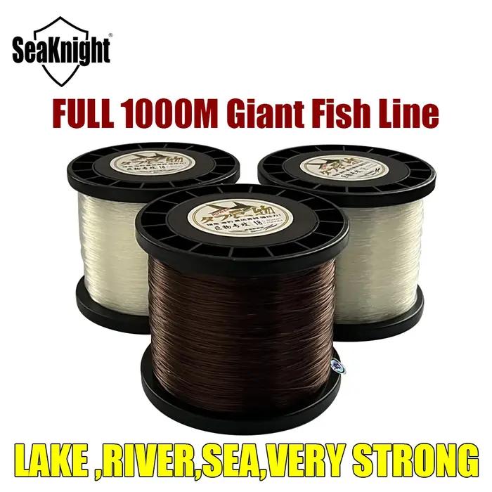 SeaKnight ligne de pêche en Nylon pleine 1000M japon haute qualité Monofilament carpe ligne 21-45KG
