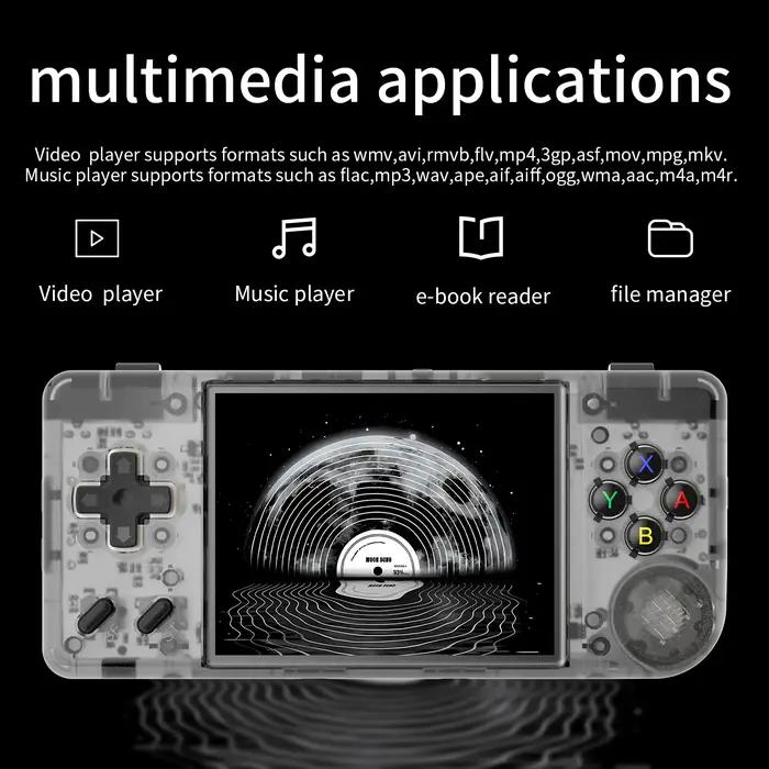 ANBERNIC RG28XX Console de jeu portable 2.83 "écran IPS Linux Console de jeu vidéo rétro batterie 31