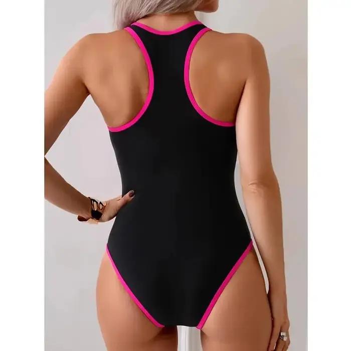 Maillot de bain une pièce, sexy, grande taille, fermé, sport, piscine, plage, pour femmes, nouvelle