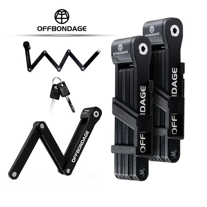 Antivol pliable OFFBONDAGE pour vélo VTT vélo de route trottinette vélo électrique sécurité haute accessoire vélo occasionnels aventuriers passionnés