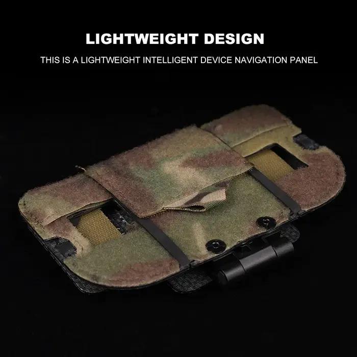 Gilet de chasse, planche de Navigation pour téléphone, pochette Molle, plate-forme de poitrine, supp