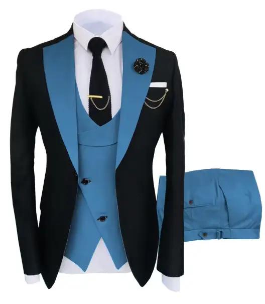 Nouveau Costume Homme vêtements populaires de luxe fête scène hommes