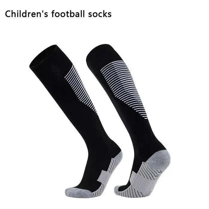 Chaussettes de football professionnelles pour enfants - Chaussettes de football antidérapantes et ré